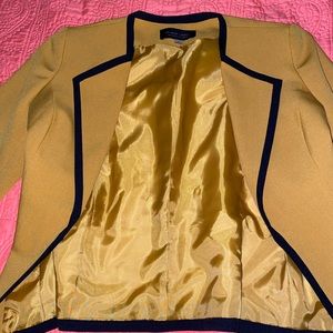 Black and yellow blazer